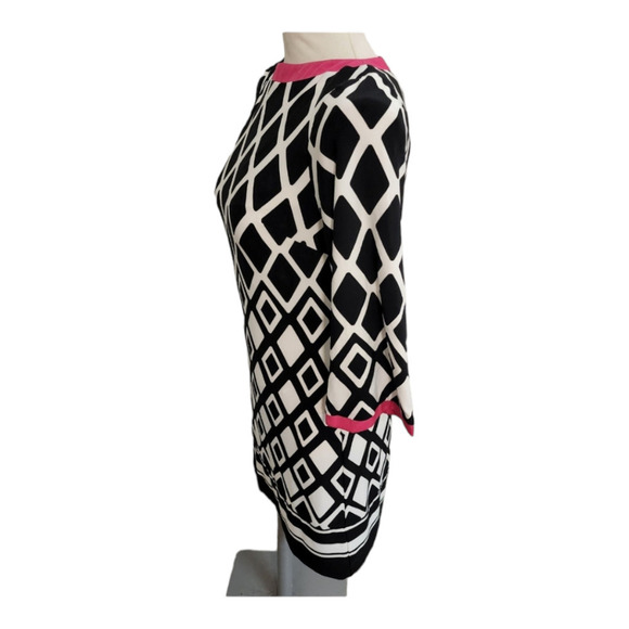 Eliza J Graphic Printed Jersey Dress size 2 - Picture 2 of 8